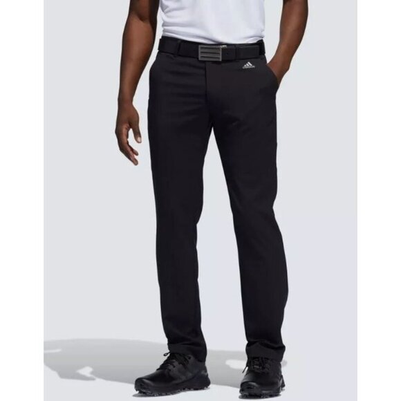 NEW! Adidas Men's Primegreen Golf Pants Black Size 40 x 30 GU2676 Athletic - Picture 1 of 9